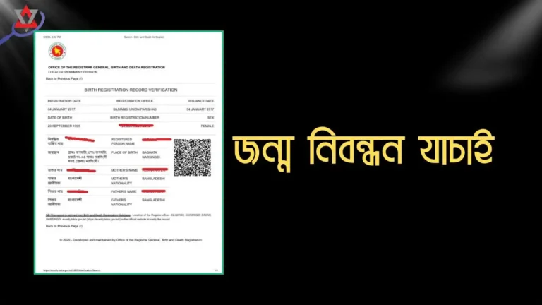 জন্ম নিবন্ধন যাচাই 19860915428117351