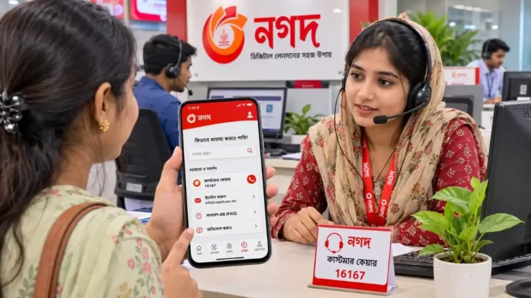 দ্রুত নগদ কাস্টমার কেয়ারে যোগাযোগ করার মাধ্যমসমূহ: হটলাইন, ইমেইল ও অন্যান্য উপায়