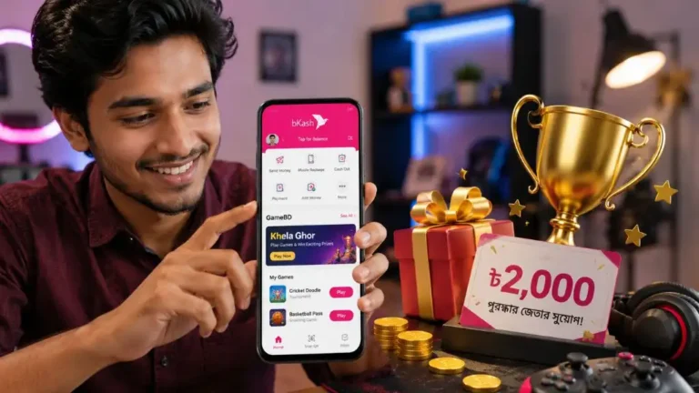 বিকাশে গেম খেলেই জেতার সুযোগ ২,০০০ টাকা! জেনে নিন অংশ নেওয়ার নিয়ম