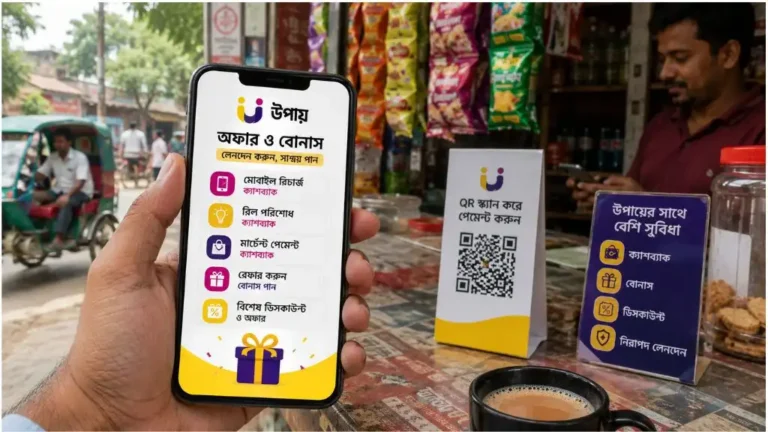 উপায় মোবাইল ব্যাংকিংয়ে কী কী অফার ও বোনাস পাবেন গ্রাহকরা?