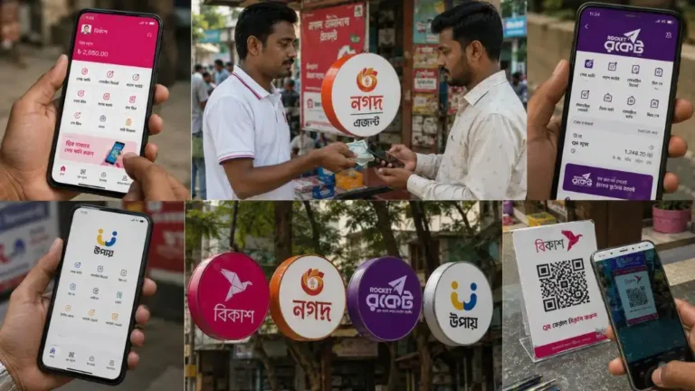বাংলাদেশের মোবাইল ব্যাংকিং সুবিধা: জেনে নিন গুরুত্বপূর্ণ সব তথ্য