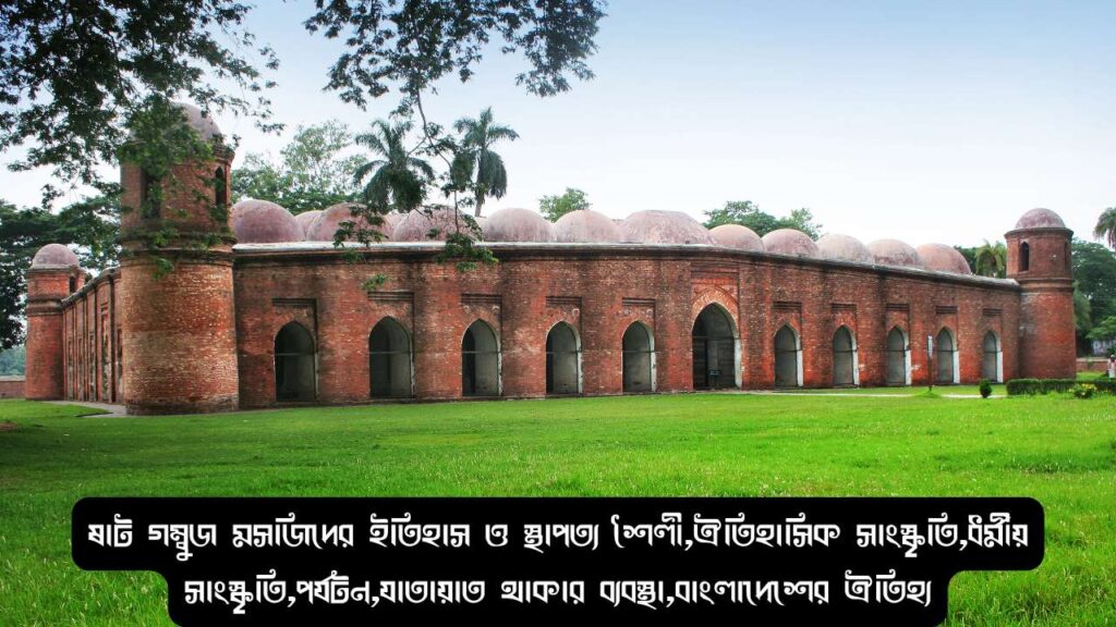 ষাট গম্বুজ মসজিদের ইতিহাস-বাংলার ঐতিহ্যের অমূল্য নিদর্শন