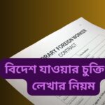bidesh-jawar-chuktipotro-likhar-niyom