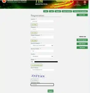 Taxpayer Identification Number