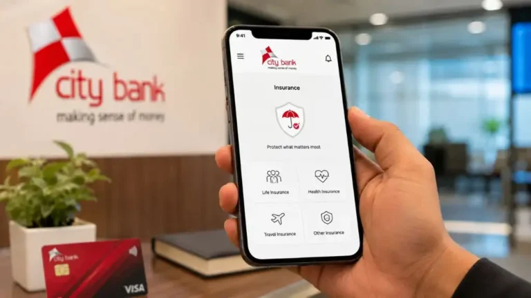 সিটি ব্যাংকের অ্যাপে প্রথমবার ইনস্যুরেন্স সেবা, ঘরে বসেই মিলবে বীমা সুবিধা
