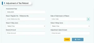 Adjustment of Tax Refund