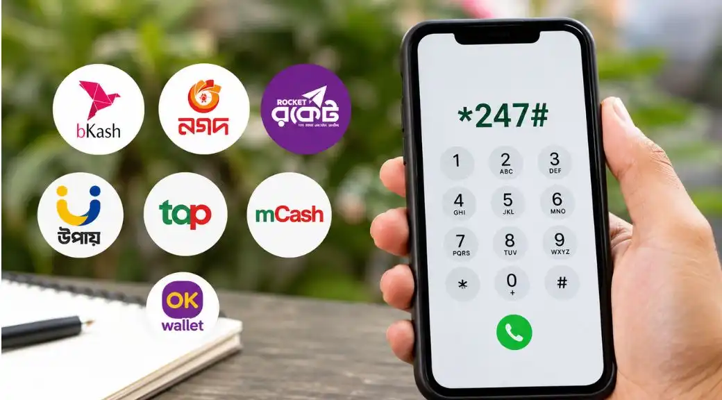 বাংলাদেশের সব মোবাইল ব্যাংকিং সার্ভিসের ডায়াল কোড একসাথে (আপডেট)