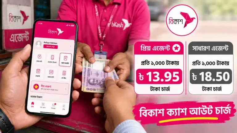 বিকাশে হাজারে কত টাকা কাটে -নতুন চার্জ, প্রিয় এজেন্ট সুবিধা ও বিস্তারিত হিসাব