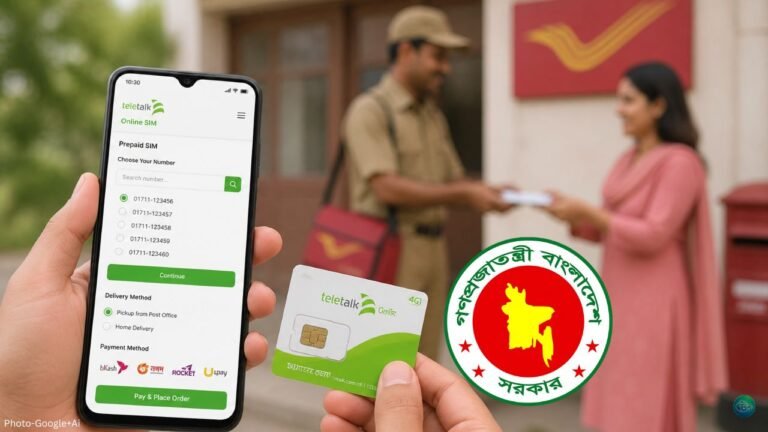 ঘরে বসেই টেলিটক সিম অর্ডার, এখন পোস্ট অফিসেই ডেলিভারি