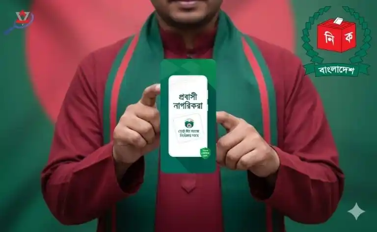 প্রবাসী ভোটারদের জন্য POSTAL VOTE BD অ্যাপে নিবন্ধন