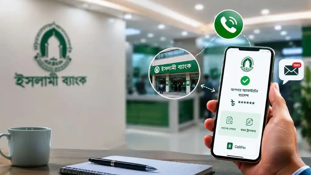 ব্যাংকে না গিয়েই জানুন ইসলামী ব্যাংক অ্যাকাউন্টের ব্যালেন্স! মিসড কল, CellFin ও SMS-এর সহজ নিয়ম
