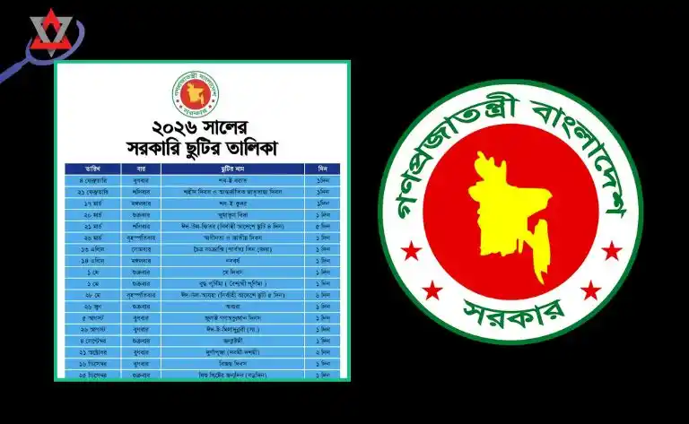 ২০২৬ সালের সরকারি ছুটির তালিকা