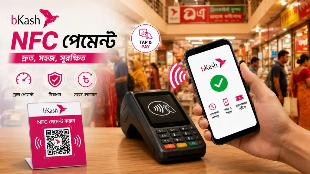 বিকাশে NFC পেমেন্টে নতুন সুবিধা, বর্তমান অফার ও ক্যাশব্যাক সম্পর্কে যা জানা জরুরি