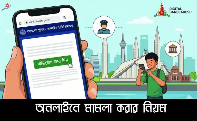 অনলাইনে মামলা করার নিয়ম