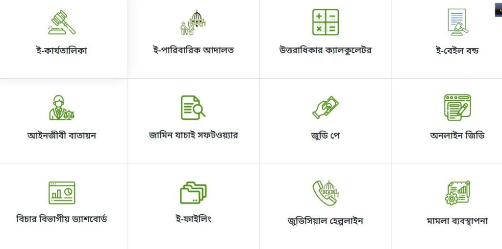 অনলাইনে মামলা দেখার উপায় 
