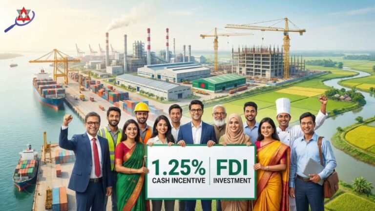 এফডিআই বাড়াতে প্রবাসীদের নগদ প্রণোদনা, বিনিয়োগ আনলেই ১.২৫% ক্যাশ ইনসেনটিভ