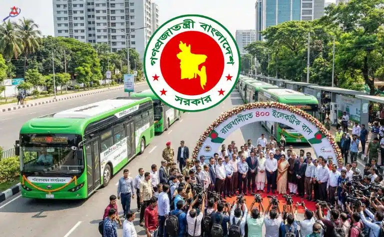 গণপরিবহনের স্বস্তি ফেরাতে রাজধানীতে চালু হচ্ছে ৪০০ ইলেকট্রিক বাস