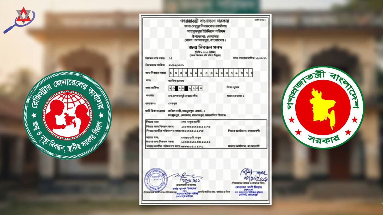 জন্ম নিবন্ধন করতে কি কি লাগে