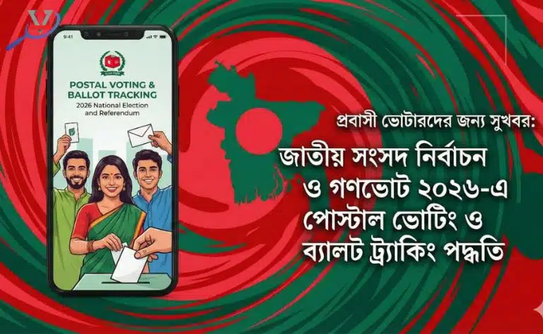 প্রবাসী ভোটারদের জন্য সুখবর: জাতীয় সংসদ নির্বাচন ও গণভোট ২০২৬-এ পোস্টাল ভোটিং ও ব্যালট ট্র্যাকিং পদ্ধতি
