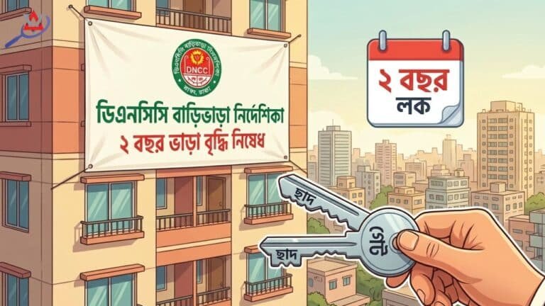 ডিএনসিসির বাড়িভাড়া নির্দেশিকা: ২ বছর ভাড়া বাড়ানো যাবে না, ছাদ ও গেটের চাবি দিতে হবে