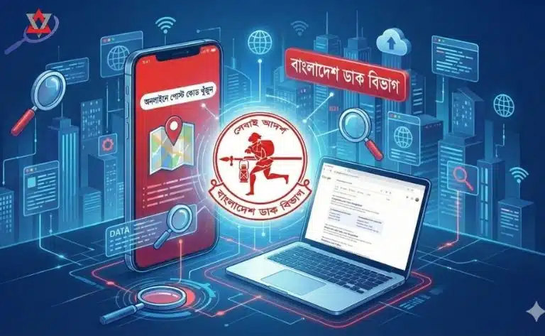 পোস্ট কোড কিভাবে বের করব?