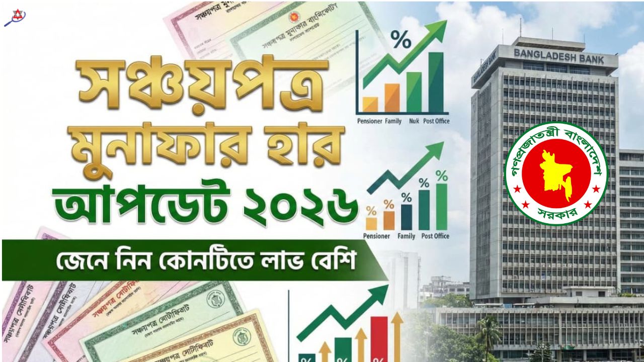 সঞ্চয়পত্র মুনাফার হার আপডেট ২০২৬ জেনে নিন কোনটিতে লাভ বেশি