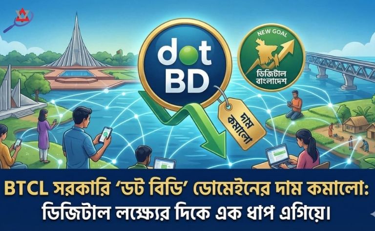 সরকারি ‘ডট বিডি’ ডোমেইনের দাম কমালো বিটিসিএল