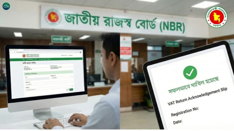 অনলাইনে ভ্যাট রিটার্ন দাখিলের নিয়ম(আপডেট)