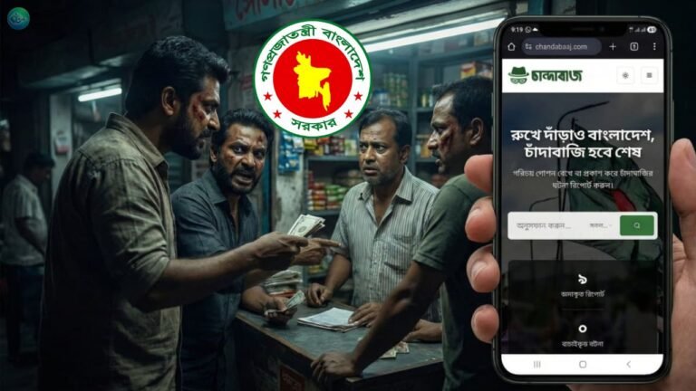 চাঁদাবাজির বিরুদ্ধে নতুন ওয়েবসাইট Chandabaaj.com – রিপোর্ট করুন অনলাইনে