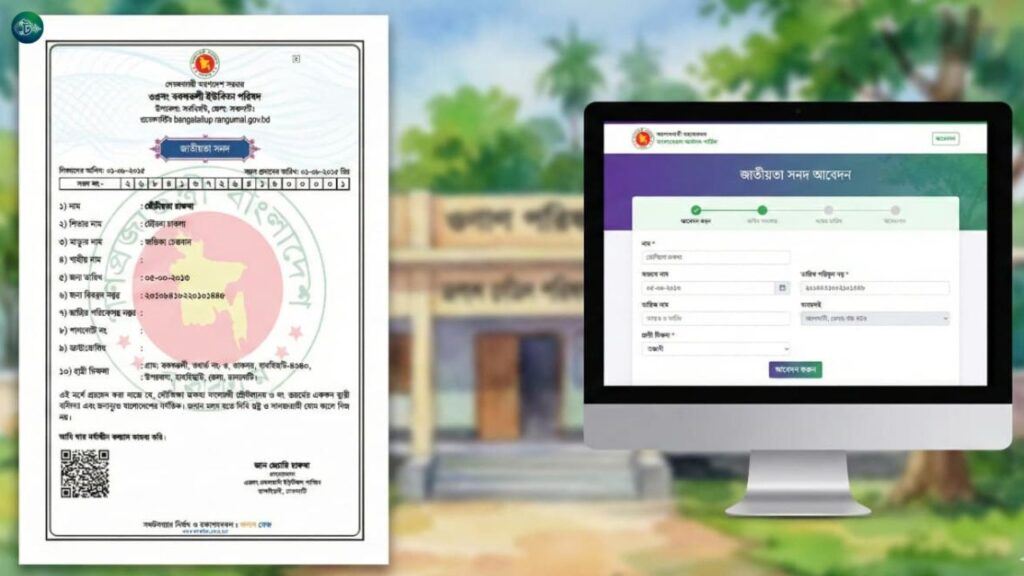 জাতীয়তা সনদ অনলাইন আবেদন করার নিয়ম (আপডেট)