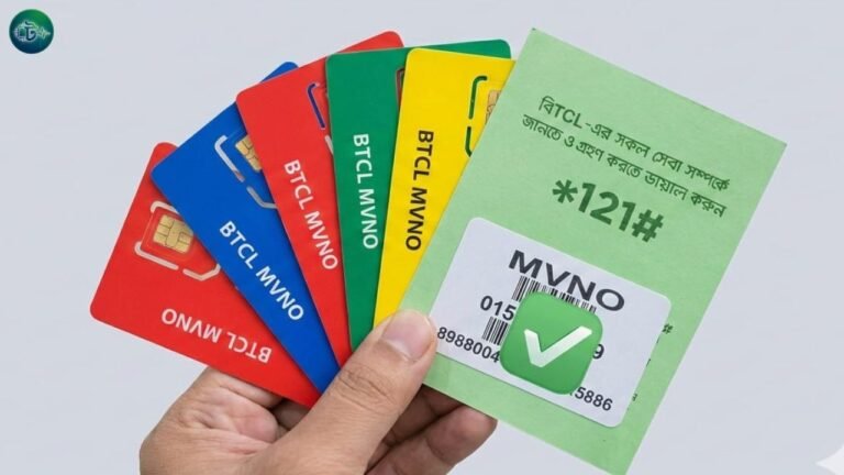 দেশে প্রথম BTCL MVNO সিম চালু, ১ জিবি ১৮ টাকা ও ৫০০ টাকায় স্মার্টফোন কিস্তি সুবিধা