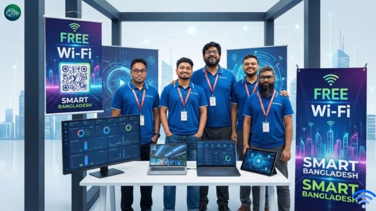 ফ্রি ওয়াই-ফাই বদলাচ্ছে বাংলাদেশের স্মার্ট ডিজিটাল কানেক্টিভিটি