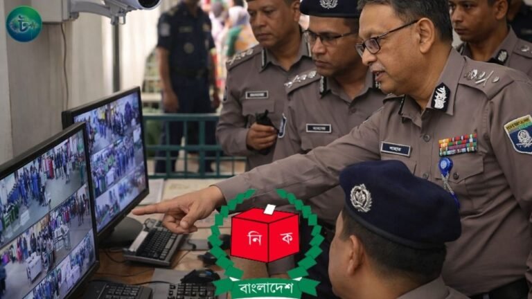 ভোটকেন্দ্রে সিসি ক্যামেরা, ঝুঁকিপূর্ণ কেন্দ্রে বডি ওর্ন ক্যামেরা ও ড্রোন নজরদারি