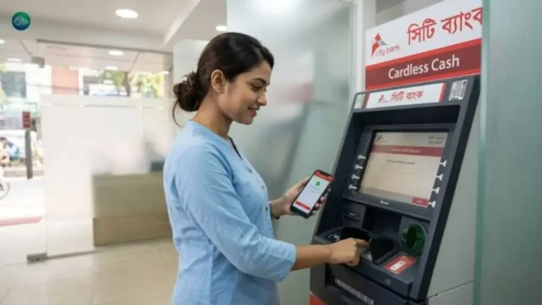 কার্ড ছাড়াই সিটি ব্যাংক এটিএম থেকে টাকা তোলার নিয়ম