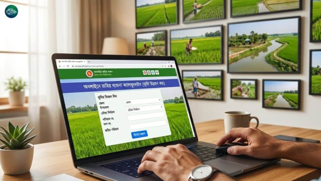 অনলাইনে জমির খাজনা ক্যালকুলেটর ব্যবহার করার নিয়ম (২০২৬)