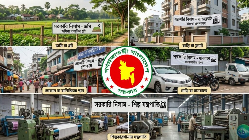 কম টাকায় সরকারি নিলামের সম্পত্তি কেনার নিয়ম ২০২৬