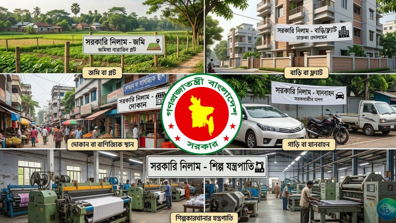 কম টাকায় সরকারি নিলামের সম্পত্তি কেনার নিয়ম
