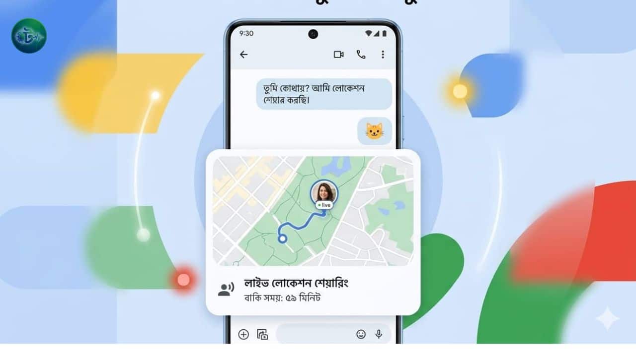 গুগল মেসেজেসে লাইভ লোকেশন শেয়ারিং ফিচার চালু