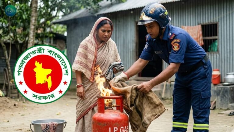 গ্যাস সিলিন্ডারে আগুন লাগলে কী করবেন জরুরি করণীয়