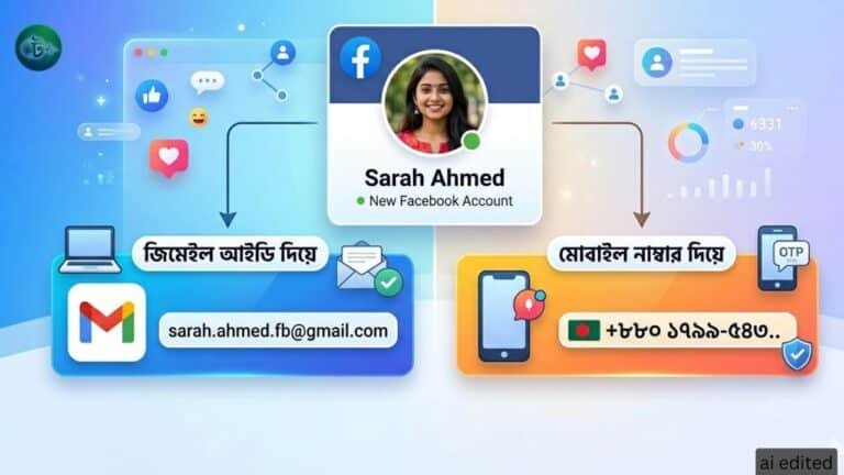 ফেসবুক অ্যাকাউন্ট খোলার জন্য জিমেইল না মোবাইল নাম্বার?কোনটি নিরাপদ