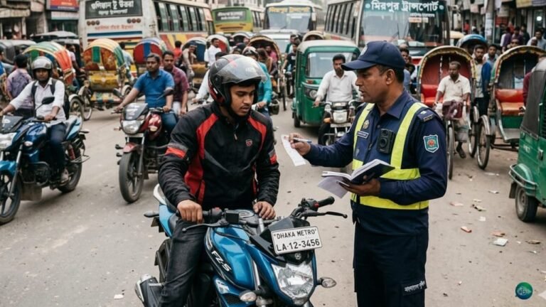 বাইকের ট্রাফিক আইন ভাঙলে জরিমানা কত?(আপডেট)