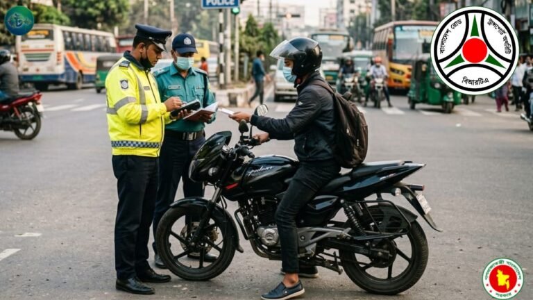 বাইকের ট্রাফিক মামলা জরিমানা কত ২০২৬ আপডেট তালিকা