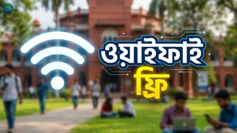 বিশ্ববিদ্যালয়ে ফ্রি ওয়াইফাই চালু ,৬০ কার্যদিবসের মধ্যে বাস্তবায়নের লক্ষ্য