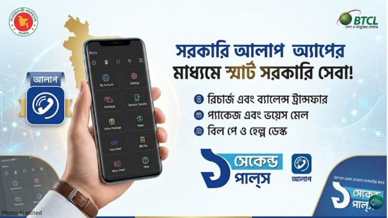 আলাপ অ্যাপ: ৩৫ পয়সায় কল, ১ সেকেন্ড পালস-BTCL-এর নতুন ডিজিটাল যোগাযোগ সেবা