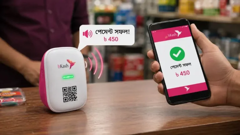 মোবাইল না দেখেই বুঝবেন পেমেন্ট এসেছে! বিকাশ পেমেন্ট স্পিকার যেভাবে কাজ করে