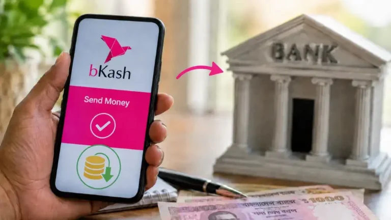 বিকাশ থেকে ব্যাংকে টাকা পাঠিয়ে হাজারে ৮.৫০ টাকা খরচ, জানা গেল ২৩ ব্যাংকের তালিকা