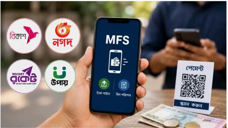 MFS কী? মোবাইল ব্যাংকিংয়ে বদলে যাচ্ছে লেনদেন, জানুন সুবিধা-অসুবিধা ও প্রভাব