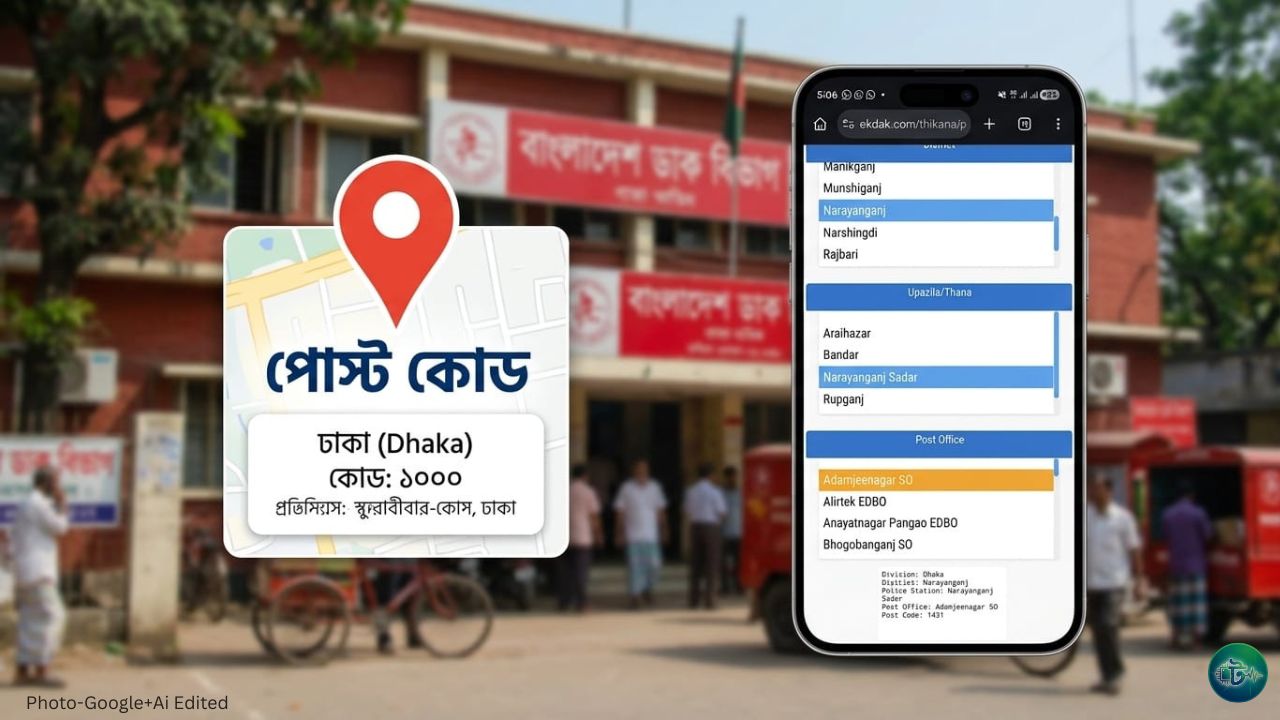 অনলাইনে সহজেই বের করুন বাংলাদেশের সব পোস্টাল কোড