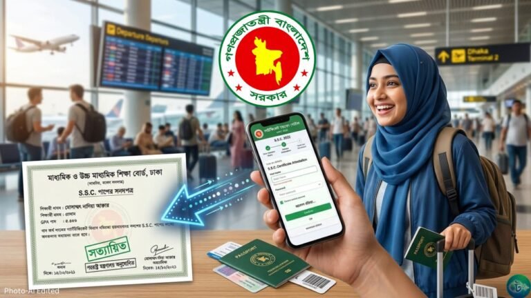 অনলাইনে সার্টিফিকেট সত্যায়ন বিদেশগামী শিক্ষার্থীদের জন্য নতুন সুবিধা