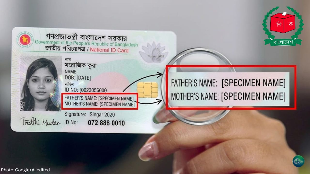এনআইডিতে পিতা-মাতার ইংরেজি নাম যুক্ত করছে নির্বাচন কমিশন